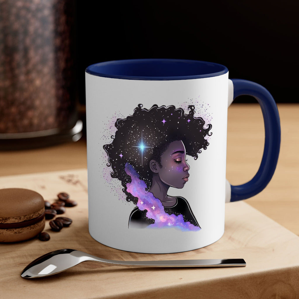 Sparkling Black Girl Design 4#- Black women - Girls-Mug / Coffee Cup