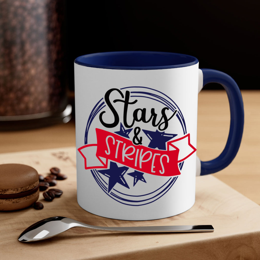 Stars StripeS Style 174#- 4th Of July-Mug / Coffee Cup