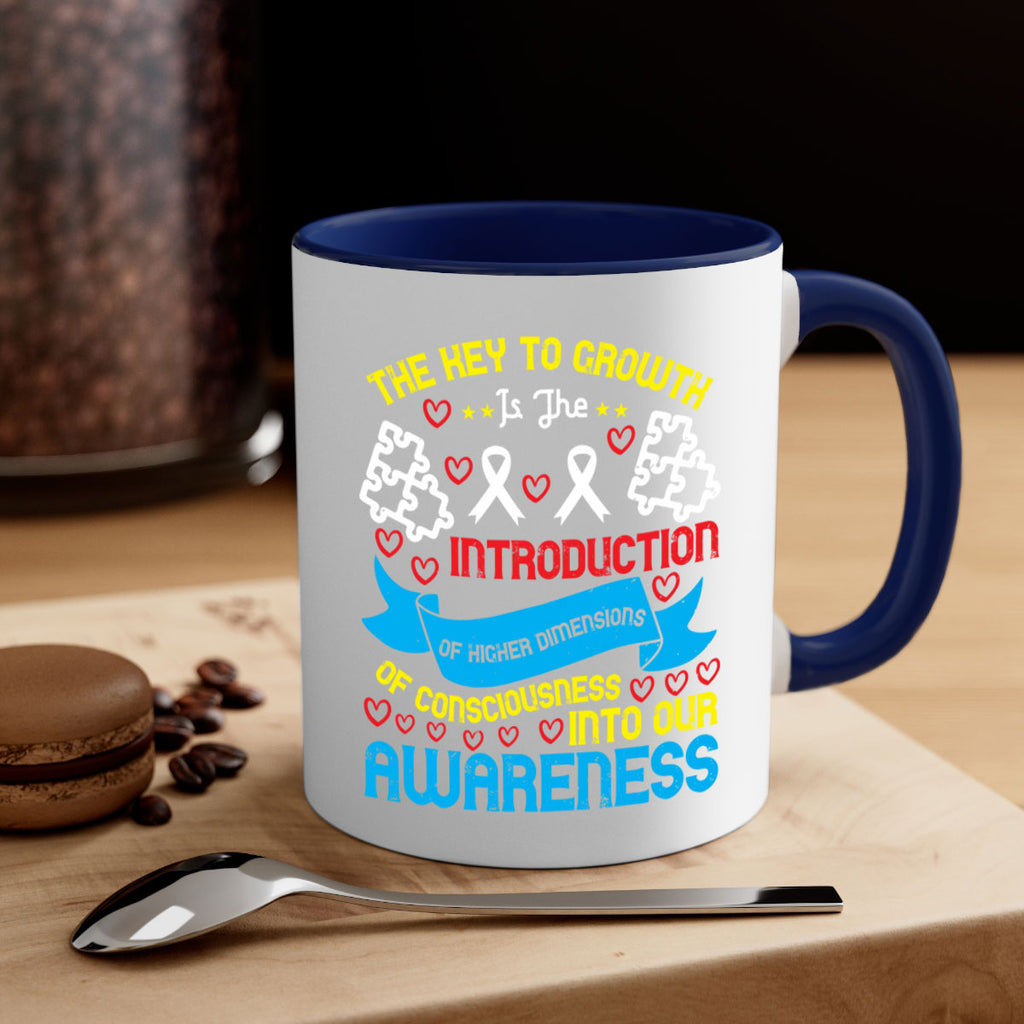 The key to growth is the introduction of higher dimensions Style 20#- Self awareness-Mug / Coffee Cup
