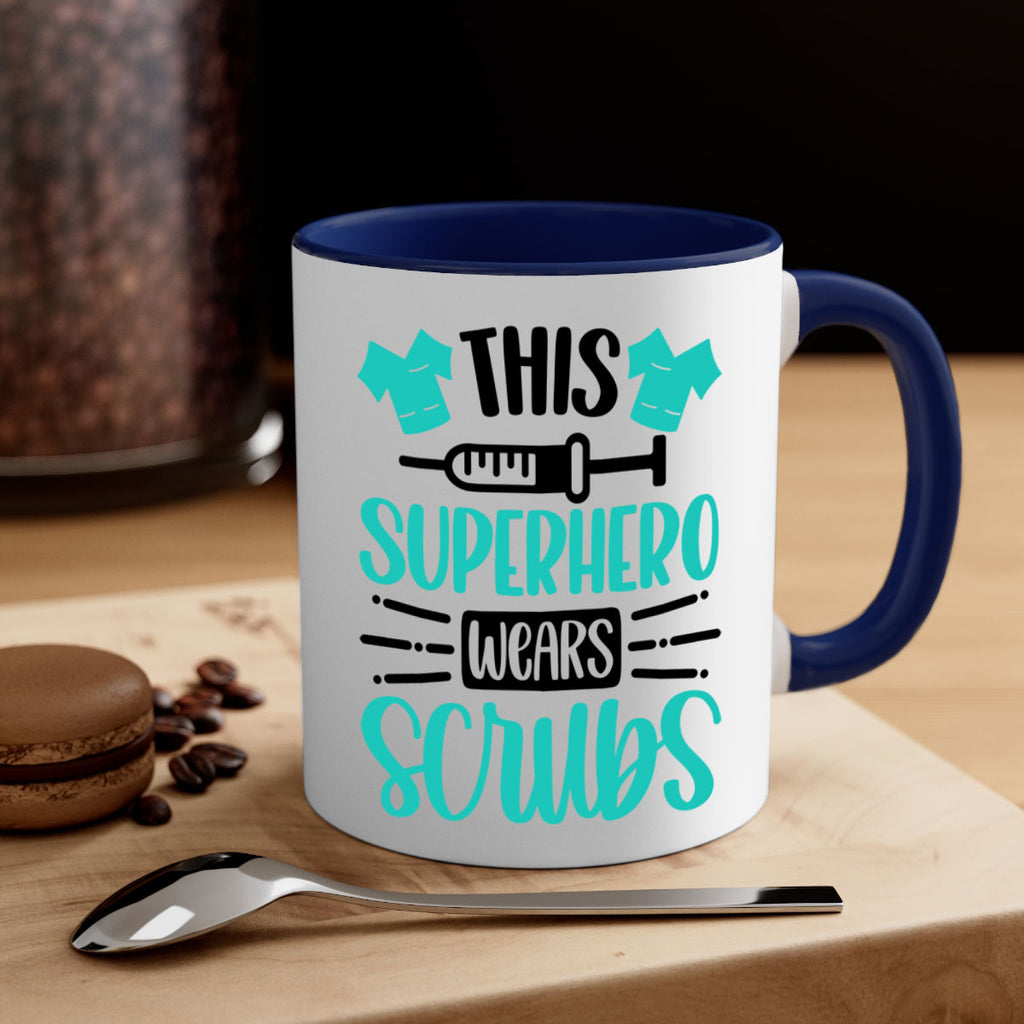 This Superhero Wears Style Style 18#- nurse-Mug / Coffee Cup