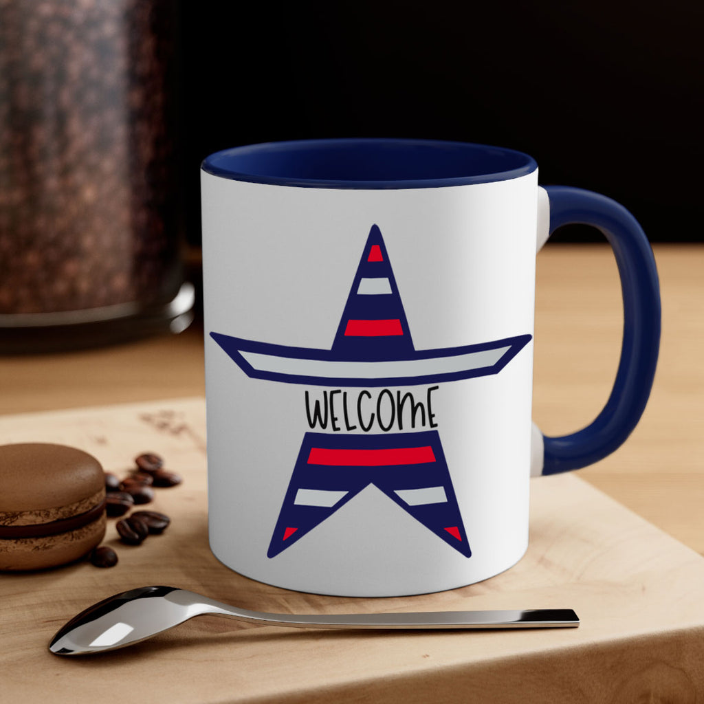 Welcome Style 186#- 4th Of July-Mug / Coffee Cup