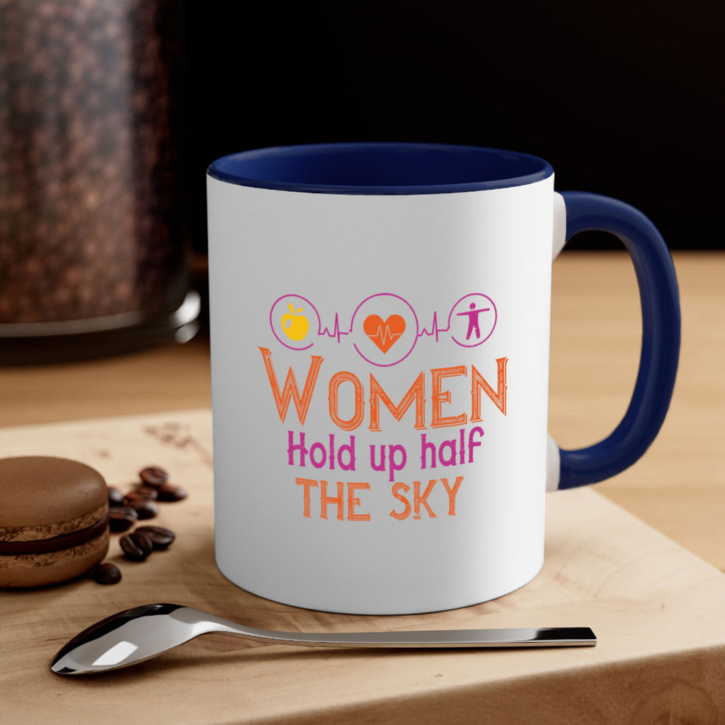 Women hold up half the sky Style 7#- World Health-Mug / Coffee Cup