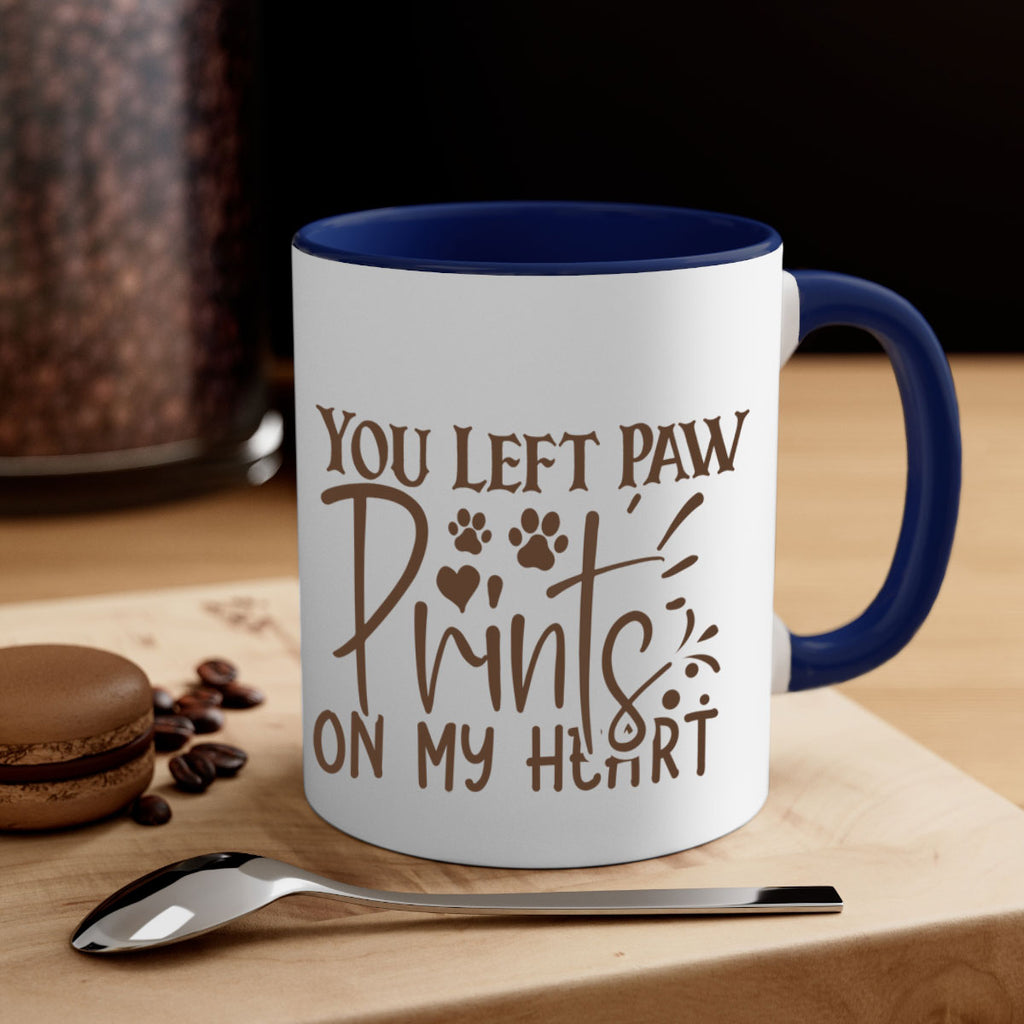 You Left Paw Prints On My Heart Style 53#- Dog-Mug / Coffee Cup