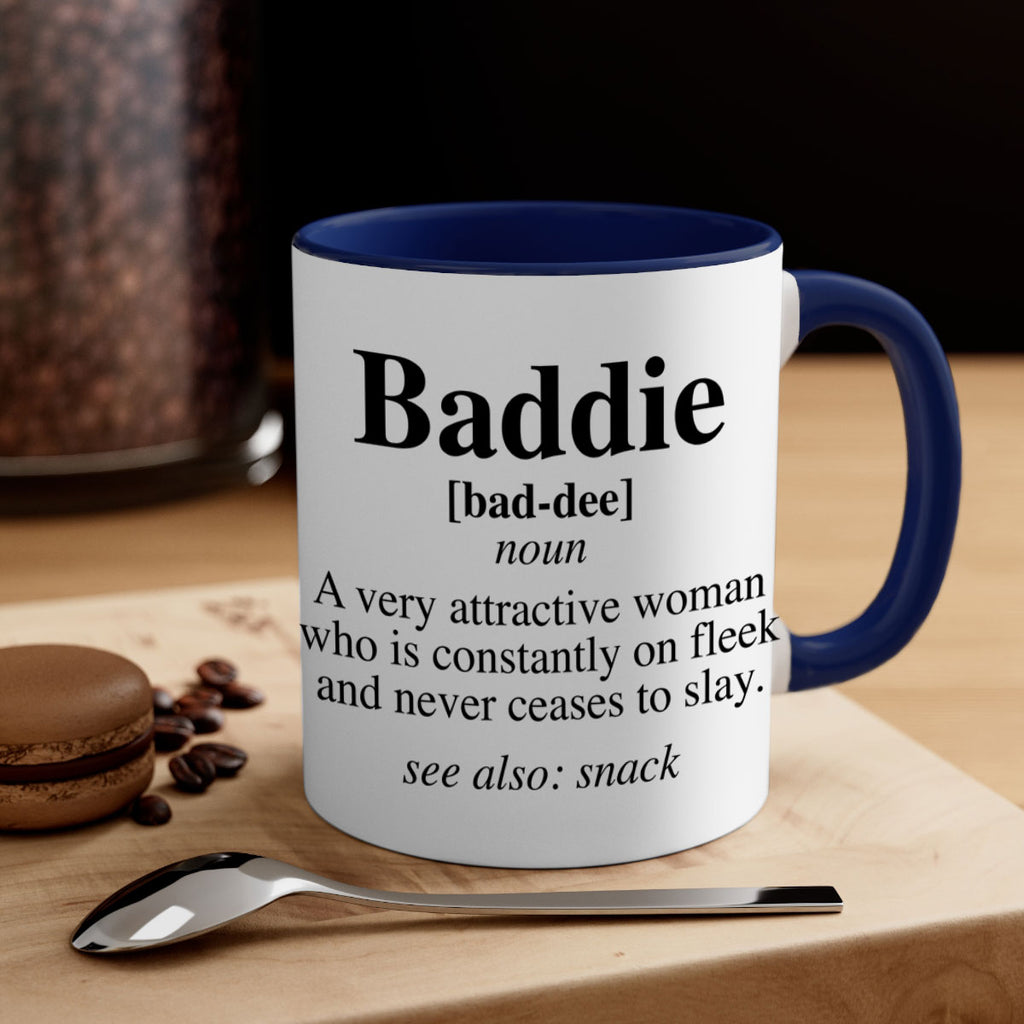 baddie definition 269#- black words - phrases-Mug / Coffee Cup