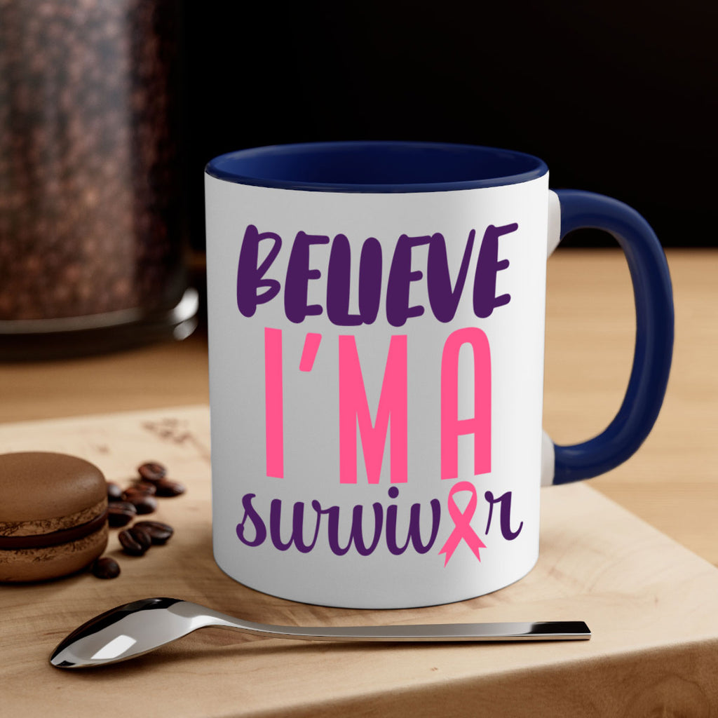 believe im a survivor Style 16#- breast cancer-Mug / Coffee Cup