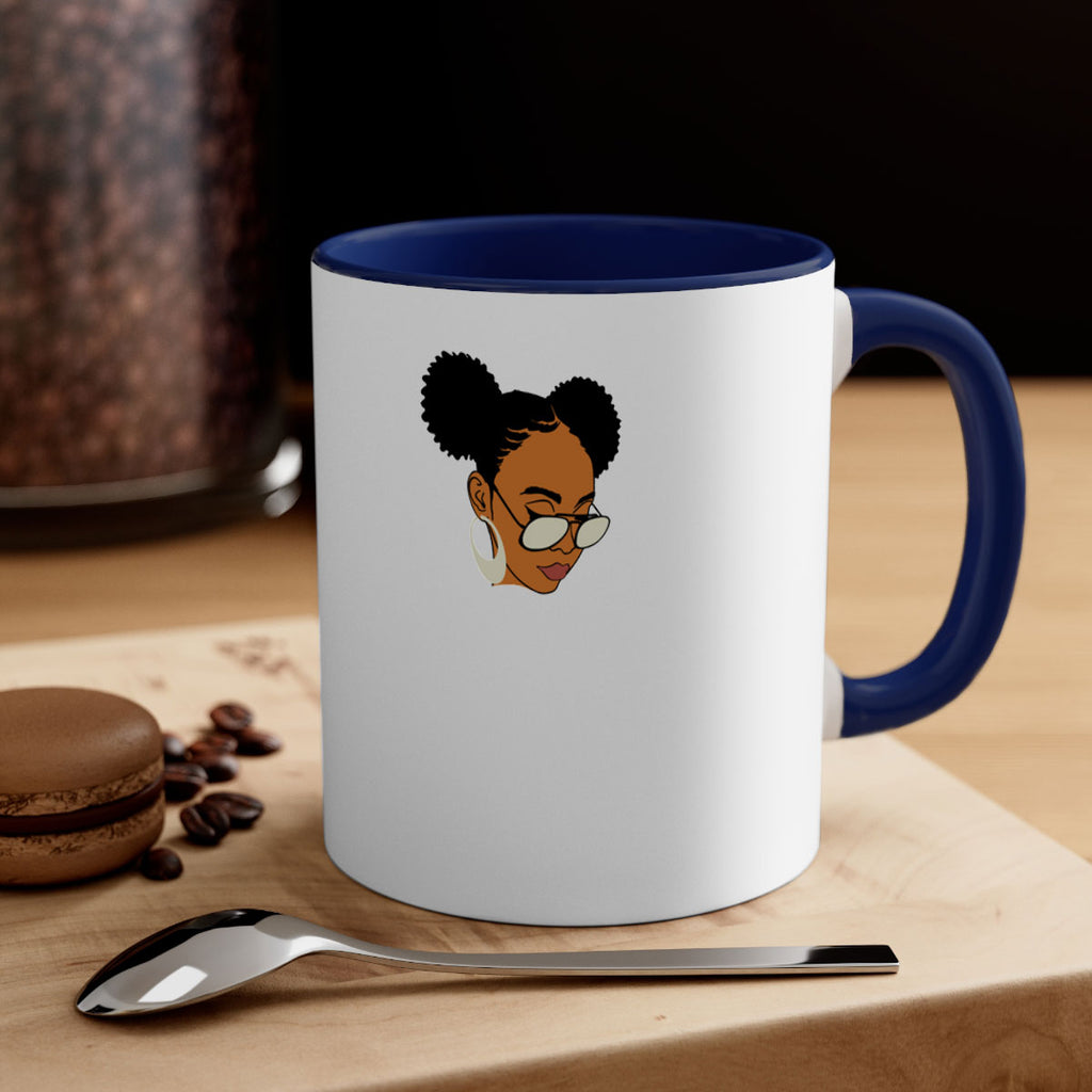 black afro 41#- Black women - Girls-Mug / Coffee Cup