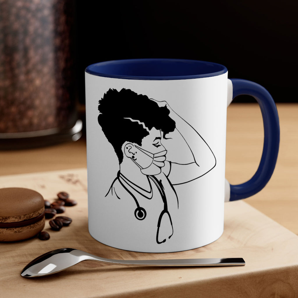 black nurse 3#- Black women - Girls-Mug / Coffee Cup