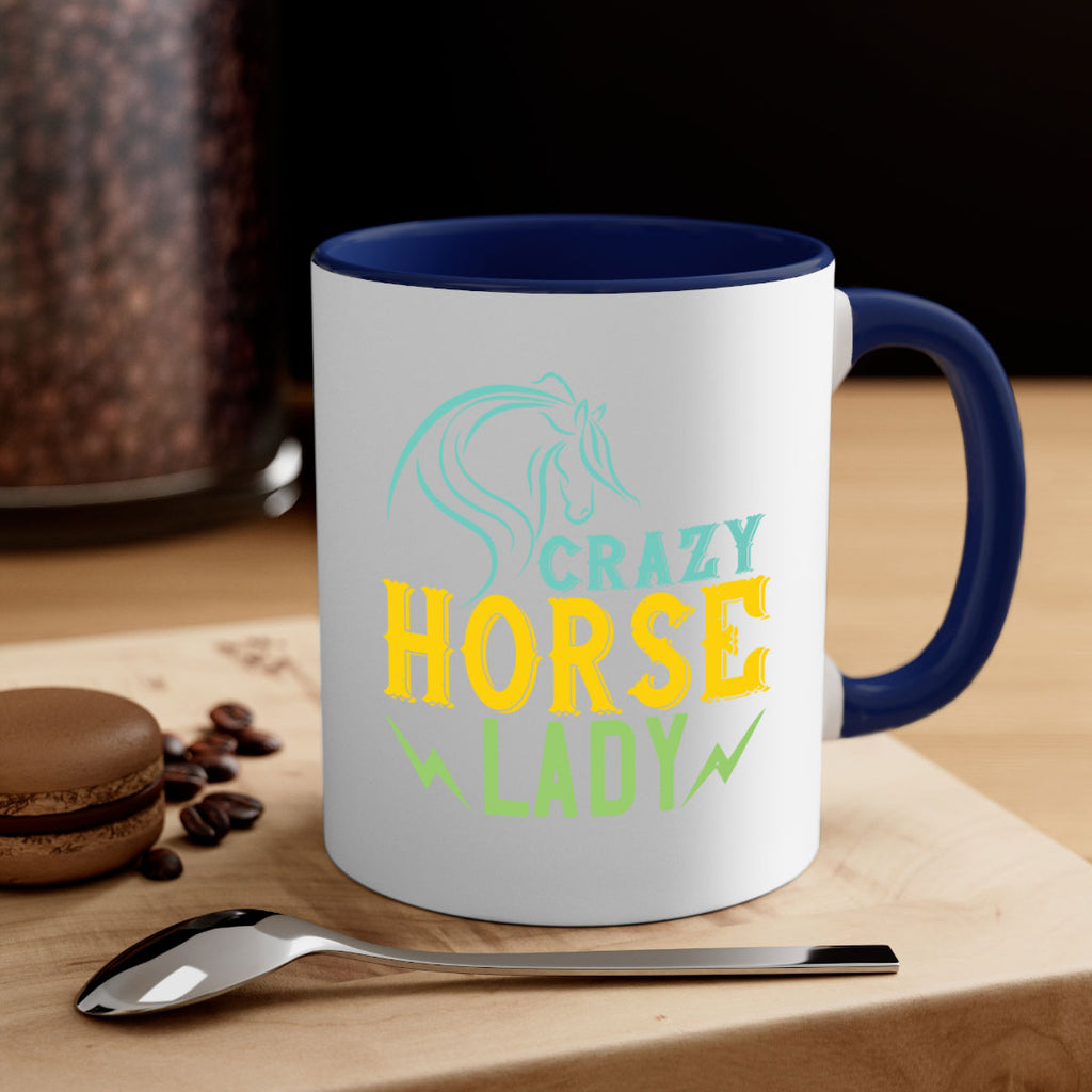 crazy horse lady Style 10#- horse-Mug / Coffee Cup