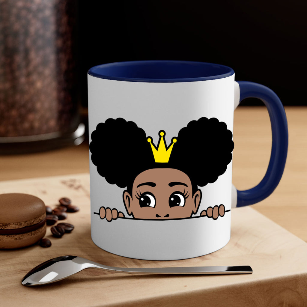 crown afro puffs 51#- Black women - Girls-Mug / Coffee Cup