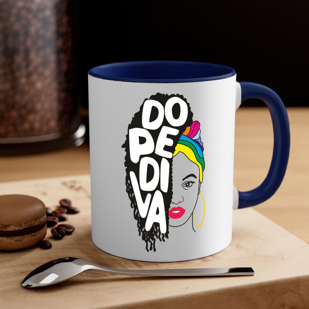 dope diva 5#- Black women - Girls-Mug / Coffee Cup