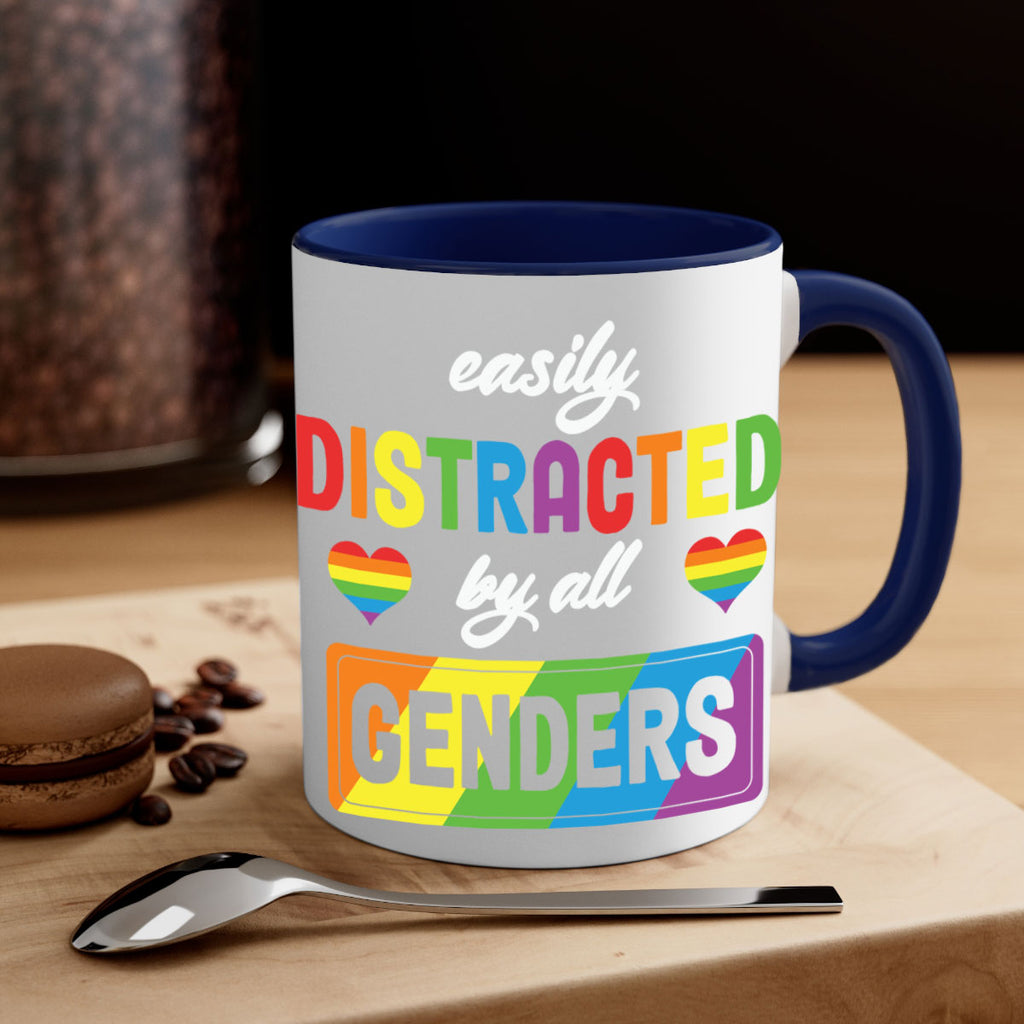 easily distracted by all genders lgbt 142#- lgbt-Mug / Coffee Cup