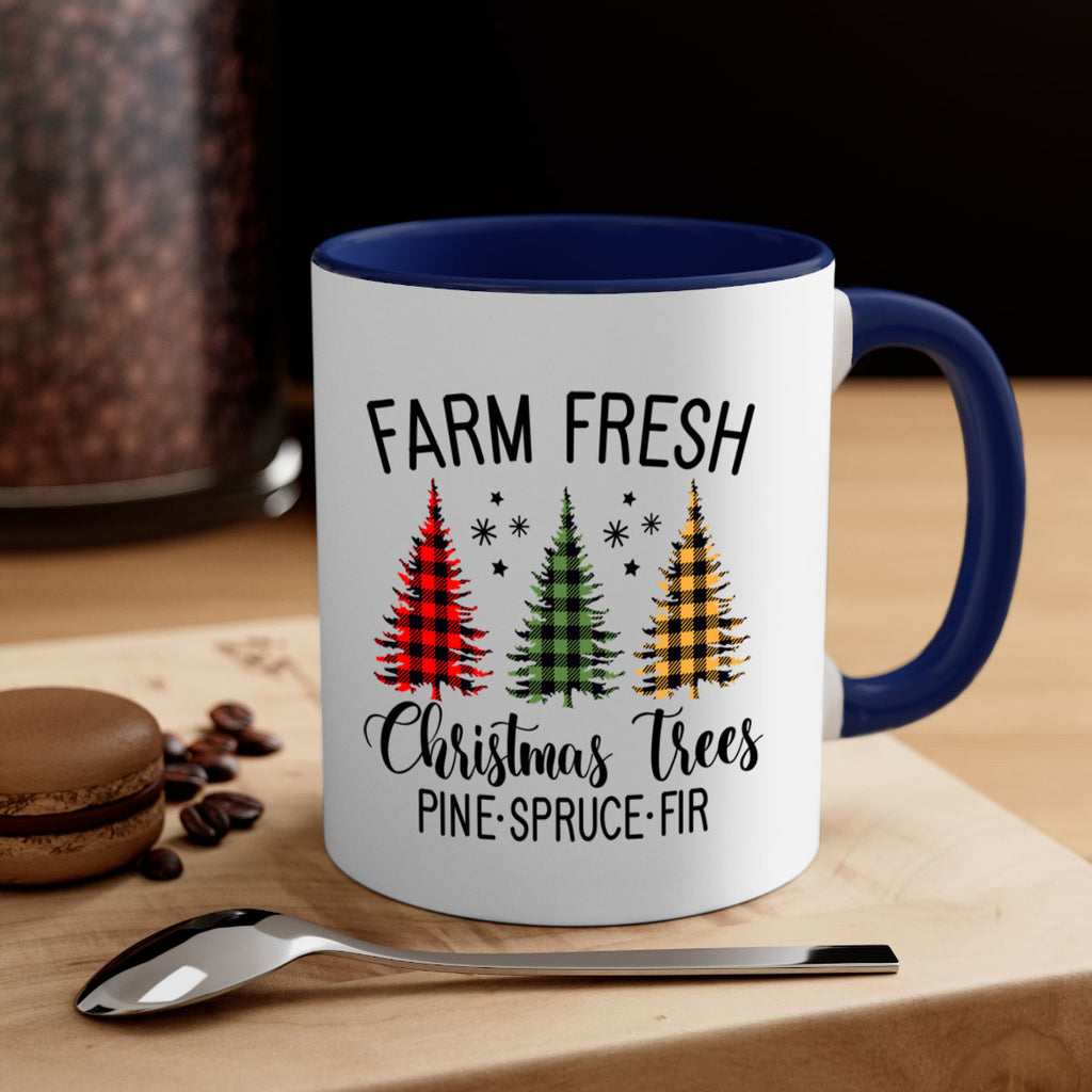 farm fresh christmas trees style 206#- christmas-Mug / Coffee Cup