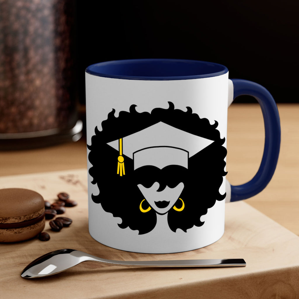 grad black woman 33#- Black women - Girls-Mug / Coffee Cup