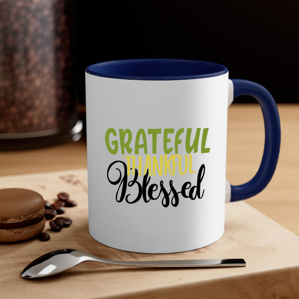 grateful thankful blessed 57#- thanksgiving-Mug / Coffee Cup