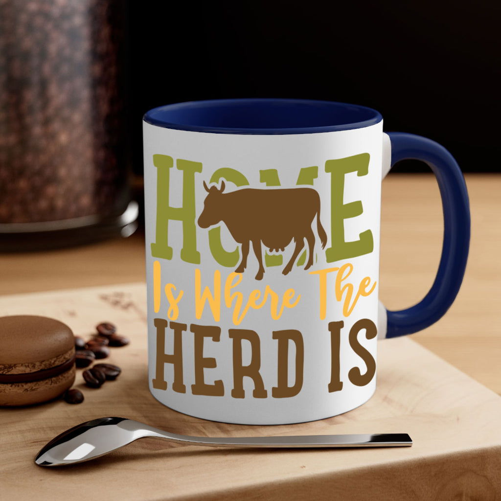 home is where the herd is 7#- Farm and garden-Mug / Coffee Cup