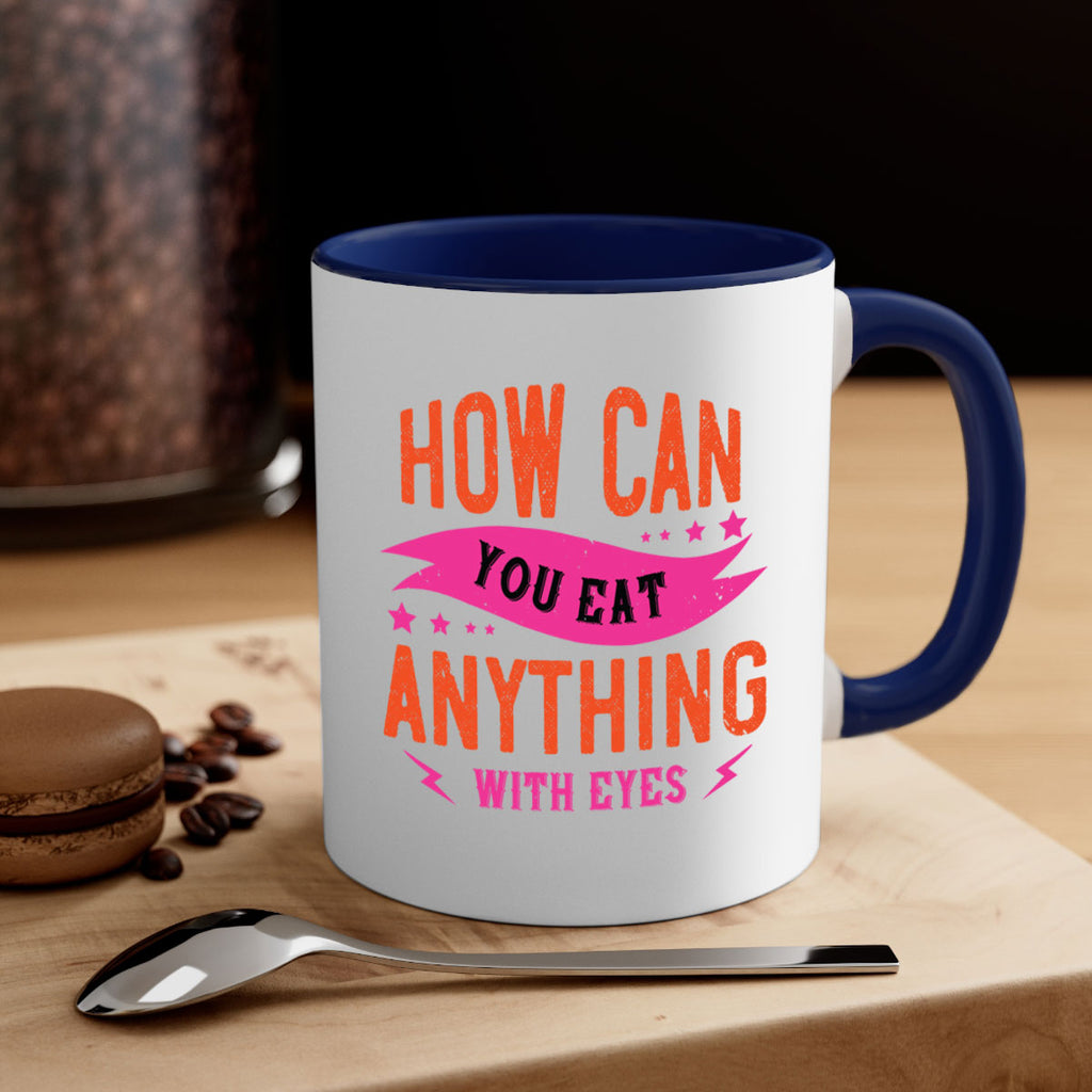 how can you eat anything with eyes 55#- vegan-Mug / Coffee Cup