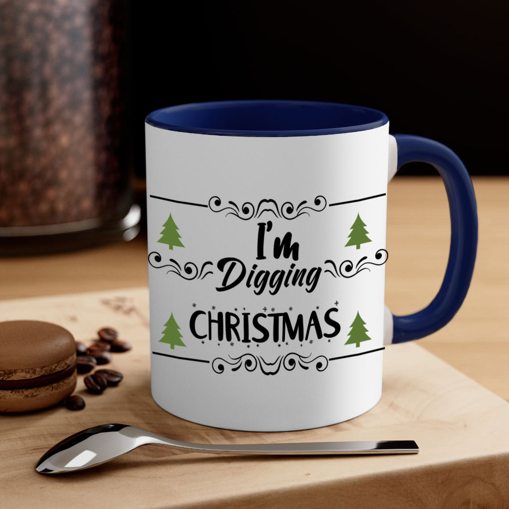 i m digging christmas style 338#- christmas-Mug / Coffee Cup