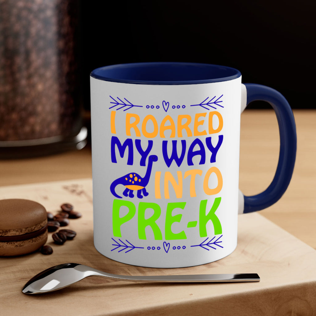 i roared my way into prek 20#- mardi gras-Mug / Coffee Cup