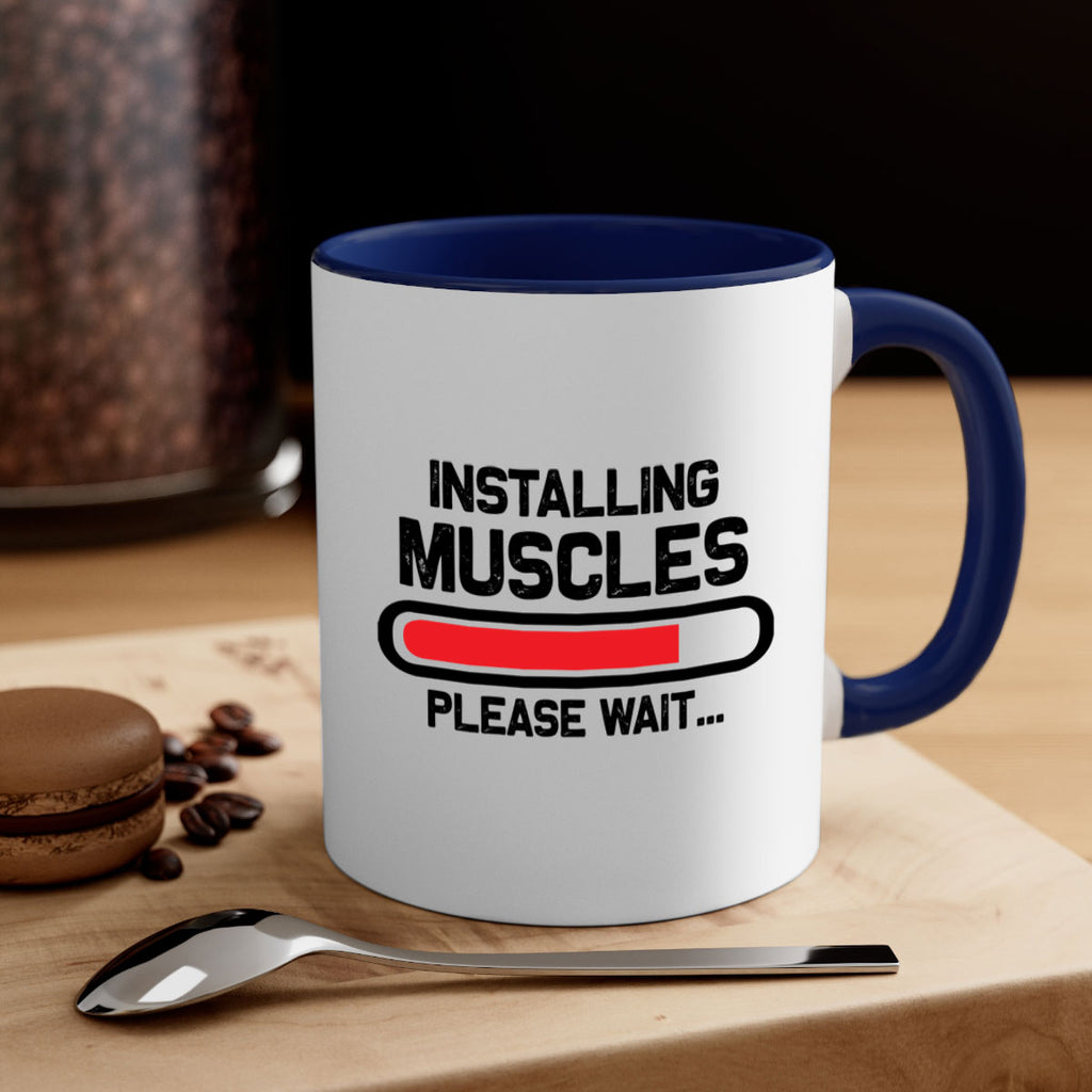 installing muscles please wait 7#- gym-Mug / Coffee Cup