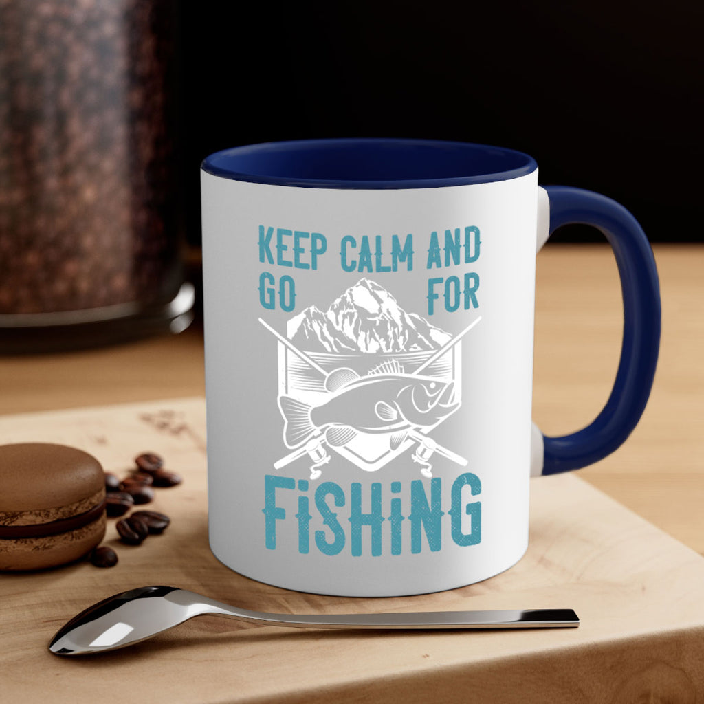 keep calm and go for fishing 247#- fishing-Mug / Coffee Cup