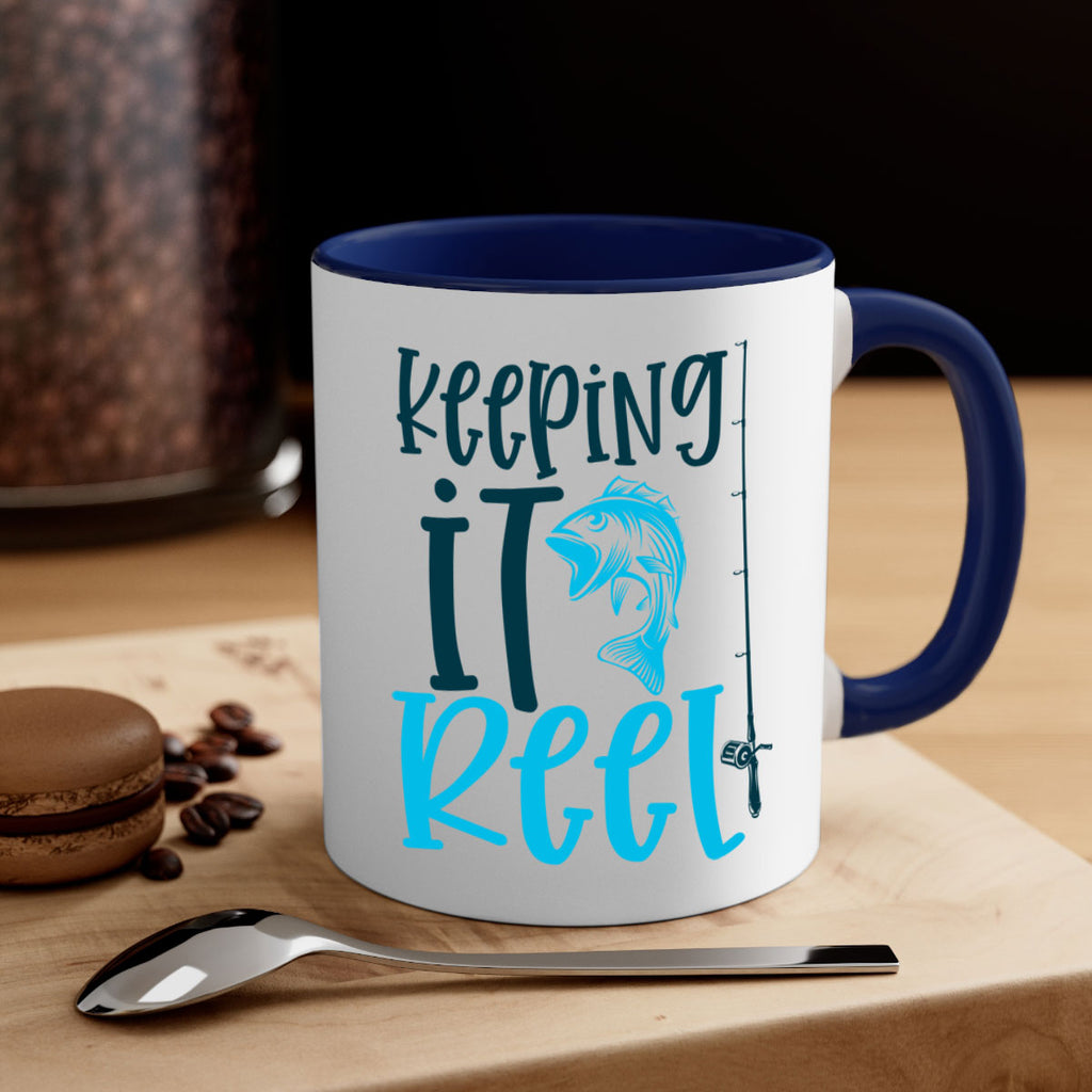 keeping it reel 207#- fishing-Mug / Coffee Cup