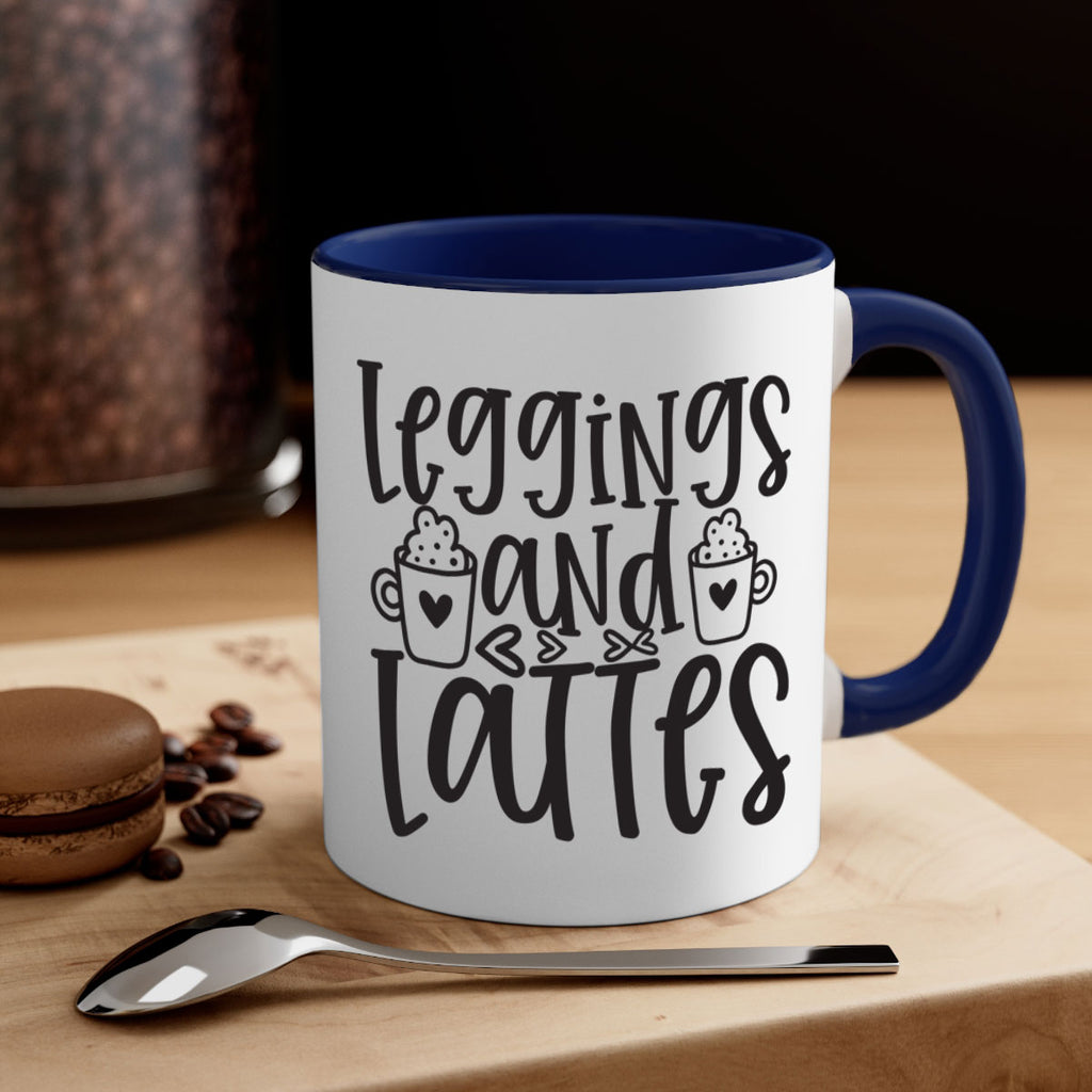 leggings and lattes 389#- mom-Mug / Coffee Cup