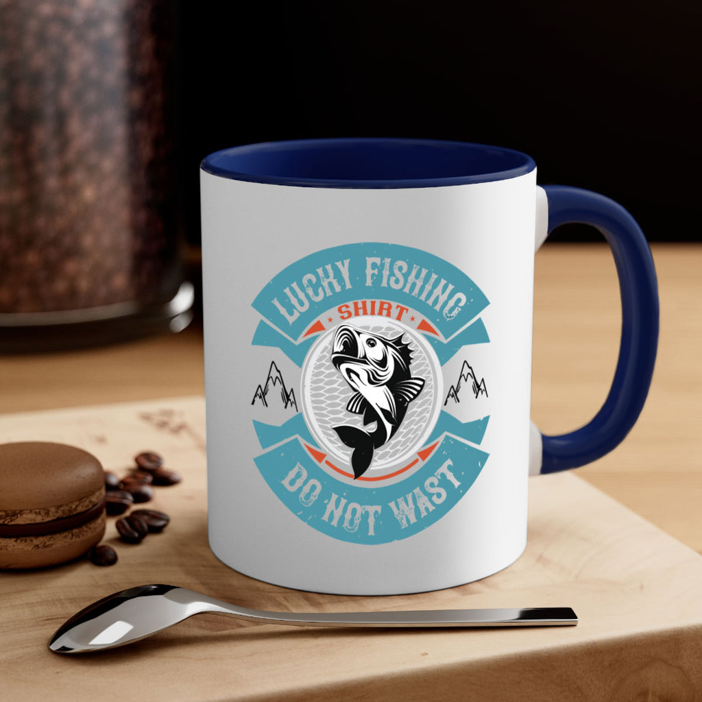 lucky fishing shirt do not wast 59#- fishing-Mug / Coffee Cup