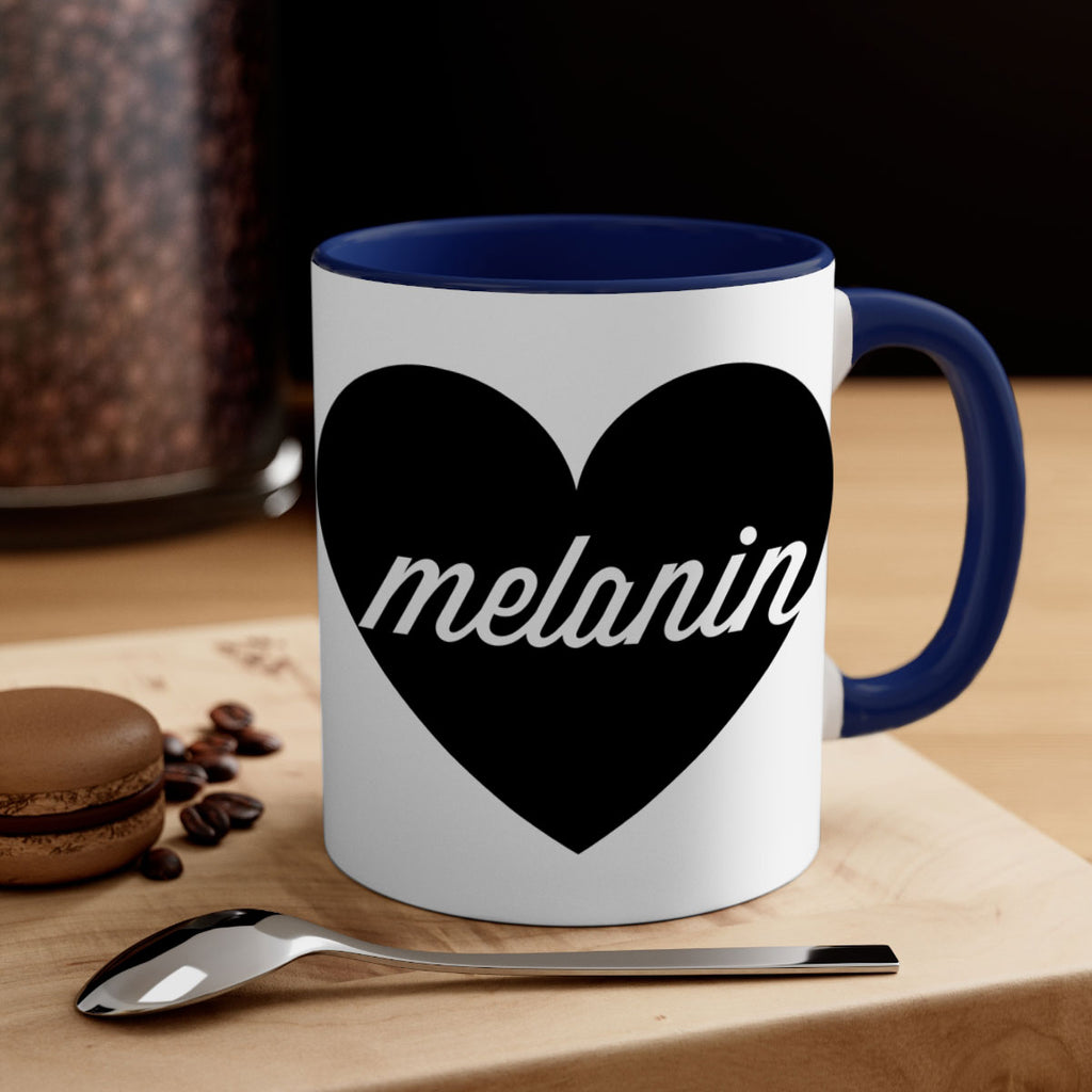 melanin loveheart 76#- black words - phrases-Mug / Coffee Cup