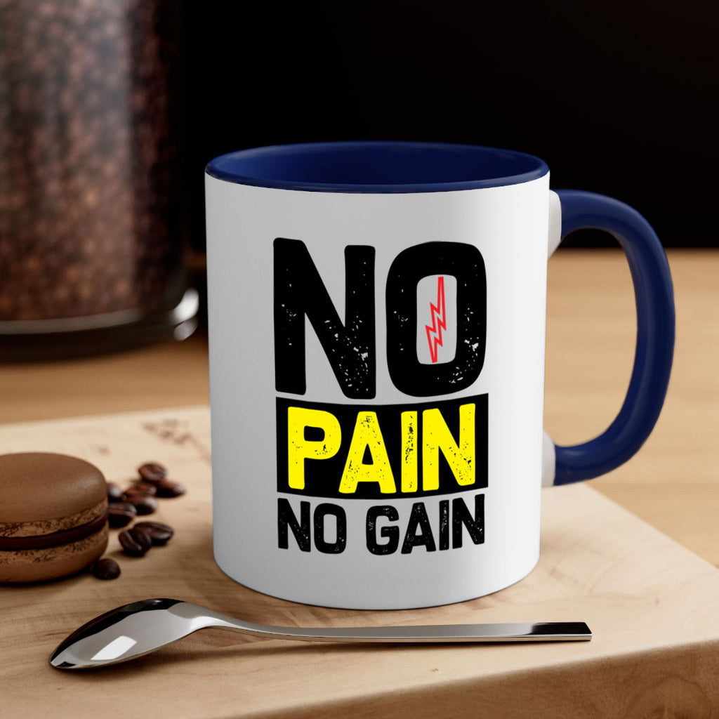 no pain no gain 5#- gym-Mug / Coffee Cup