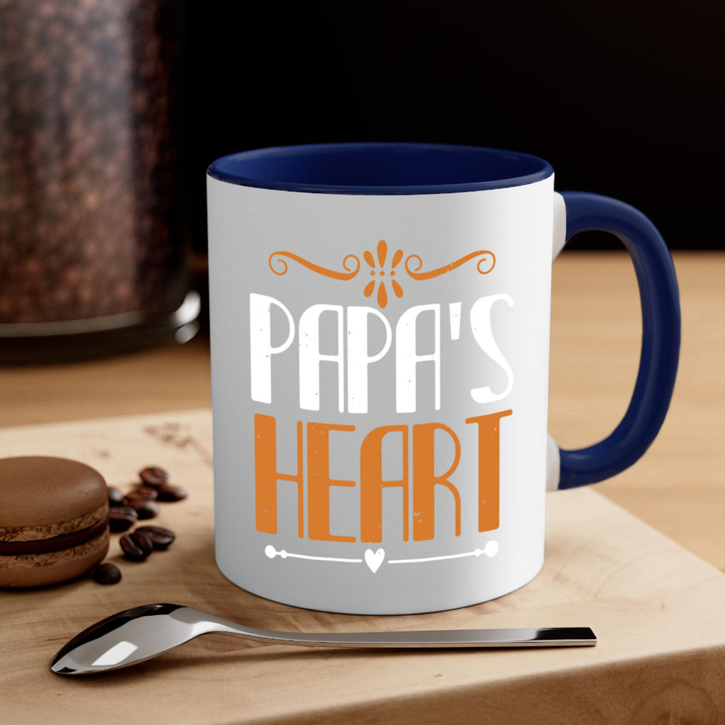 papas heart 13#- grandpa-Mug / Coffee Cup