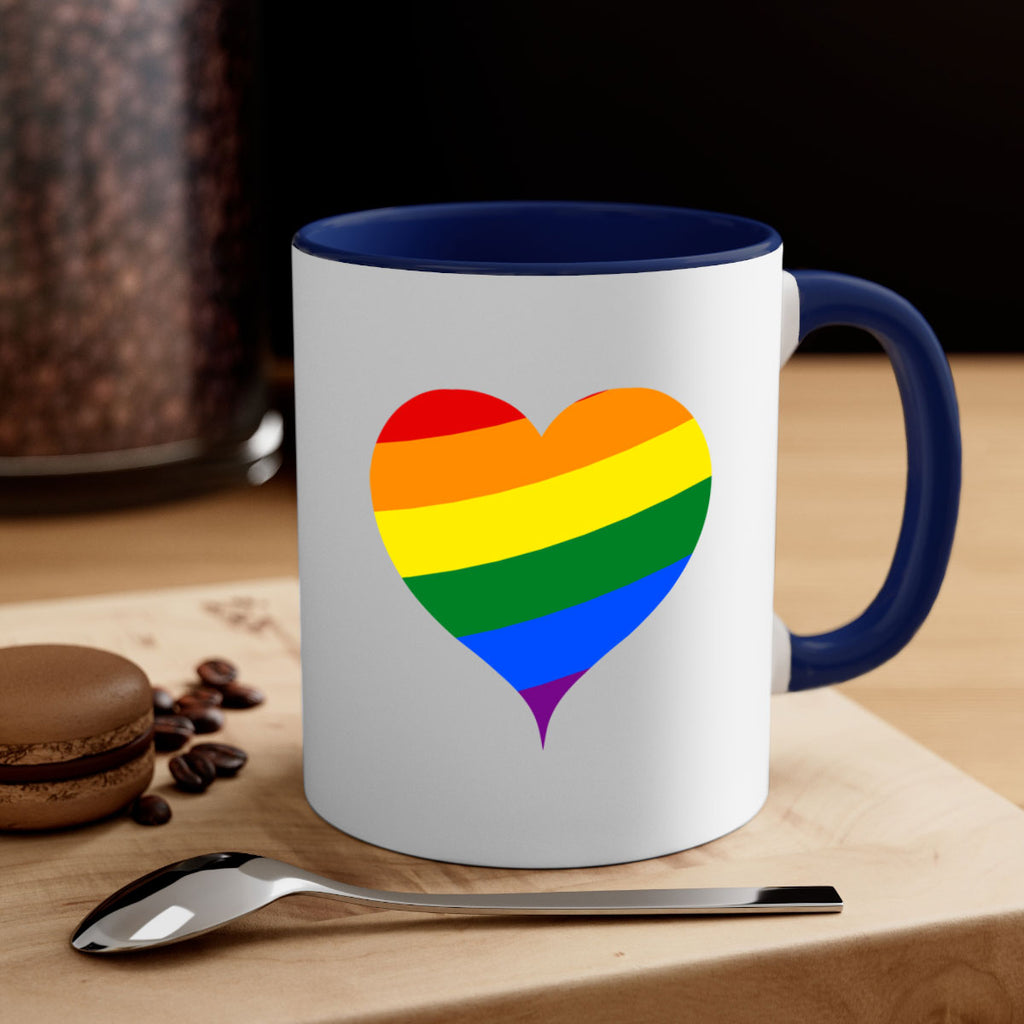 rainbow hear 8#- lgbt-Mug / Coffee Cup
