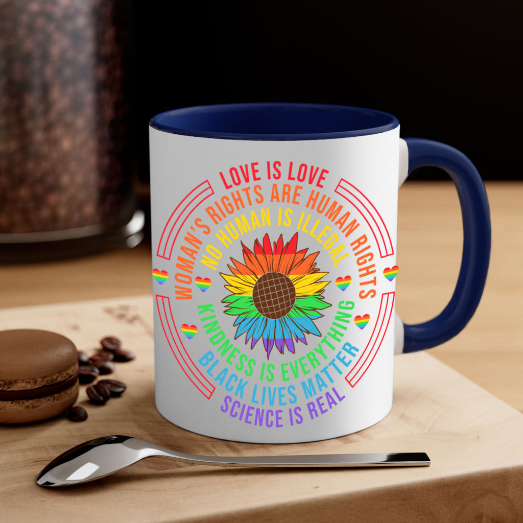 rainbow lgbt pride flower lgbt 27#- lgbt-Mug / Coffee Cup