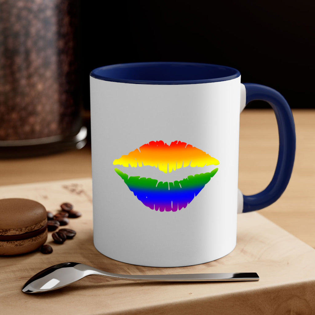 rainbow lips 6#- lgbt-Mug / Coffee Cup