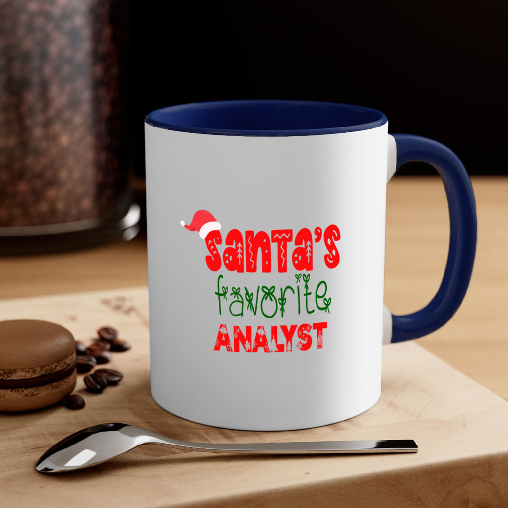 santas favorite analyst style 638#- christmas-Mug / Coffee Cup