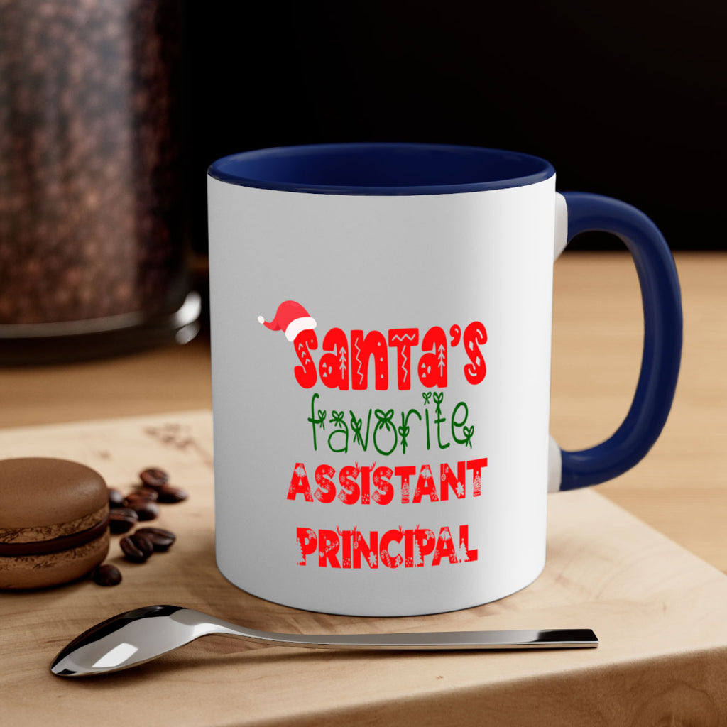 santas favorite assistant principal style 656#- christmas-Mug / Coffee Cup