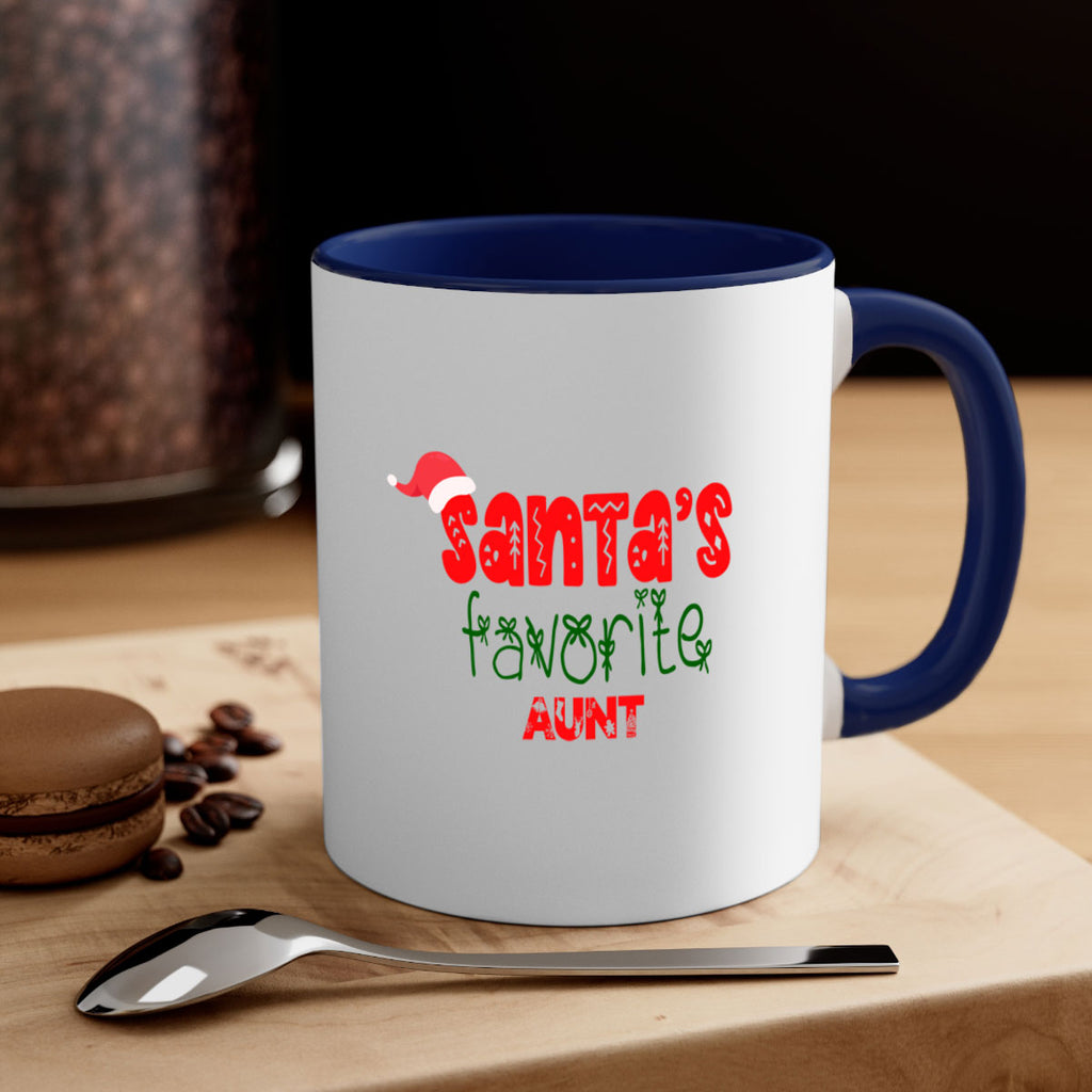 santas favorite aunt style 666#- christmas-Mug / Coffee Cup