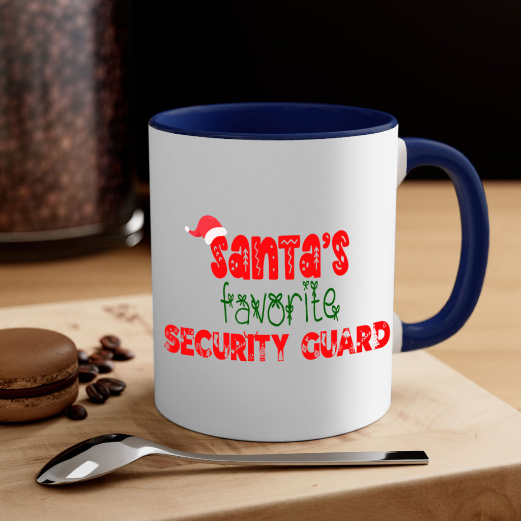 santas favorite security guard style 1074#- christmas-Mug / Coffee Cup