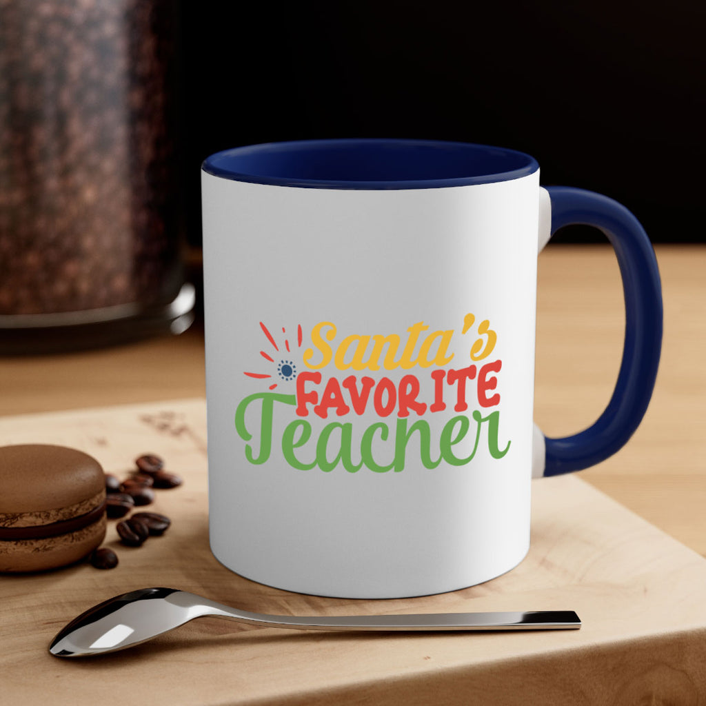 santas favorite teacher Style 152#- teacher-Mug / Coffee Cup