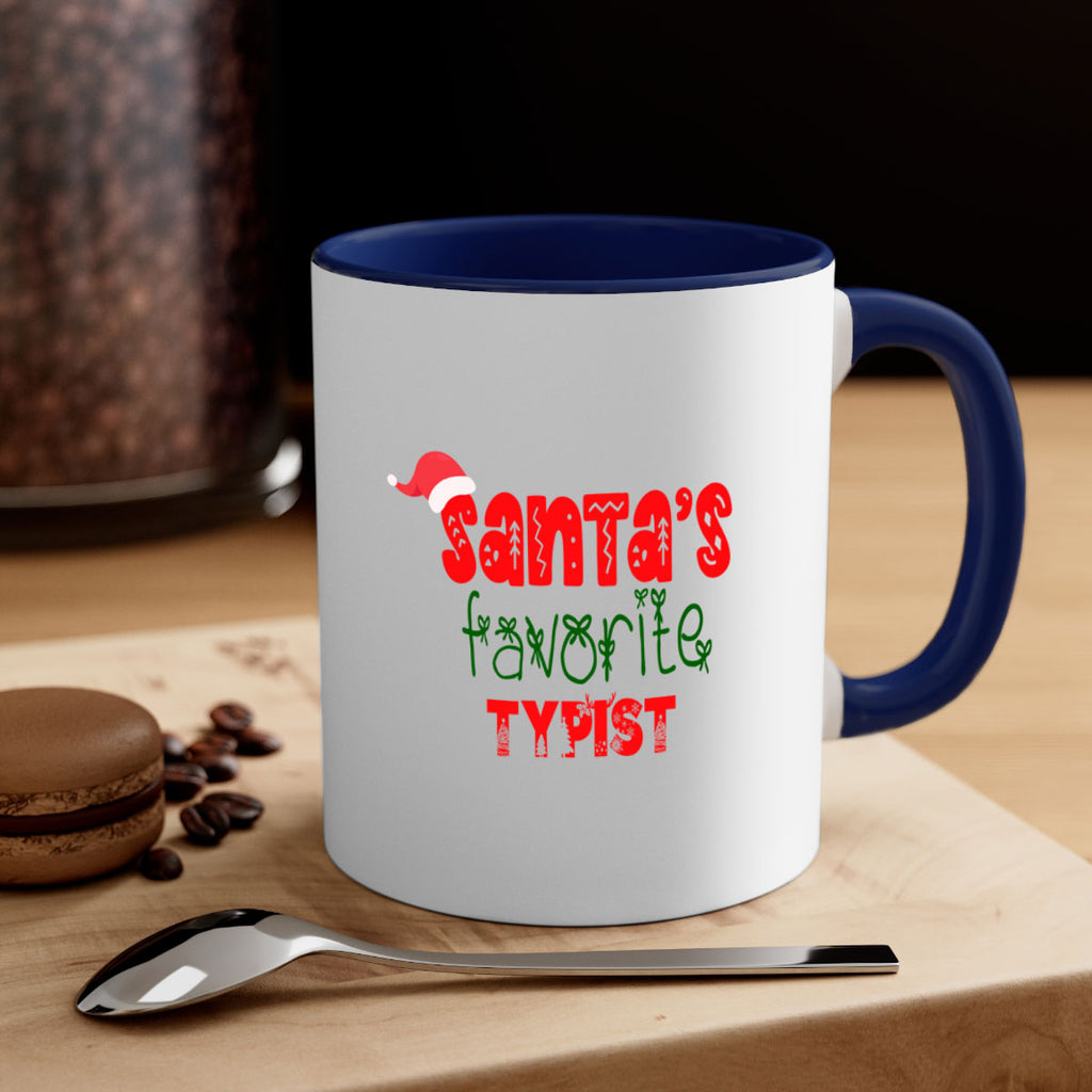santas favorite typist style 1135#- christmas-Mug / Coffee Cup