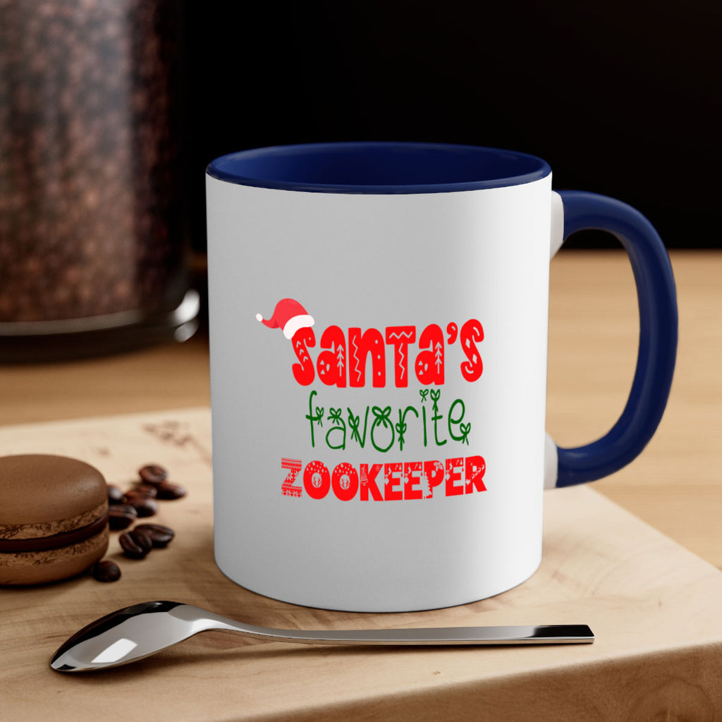 santas favorite zookeeper style 1163#- christmas-Mug / Coffee Cup