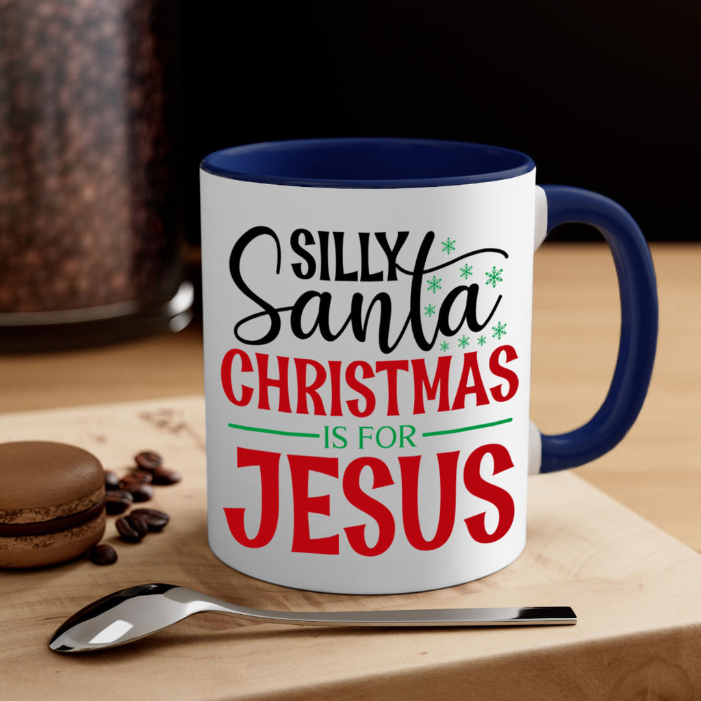 silly santa christmas is for jesus style 1174#- christmas-Mug / Coffee Cup