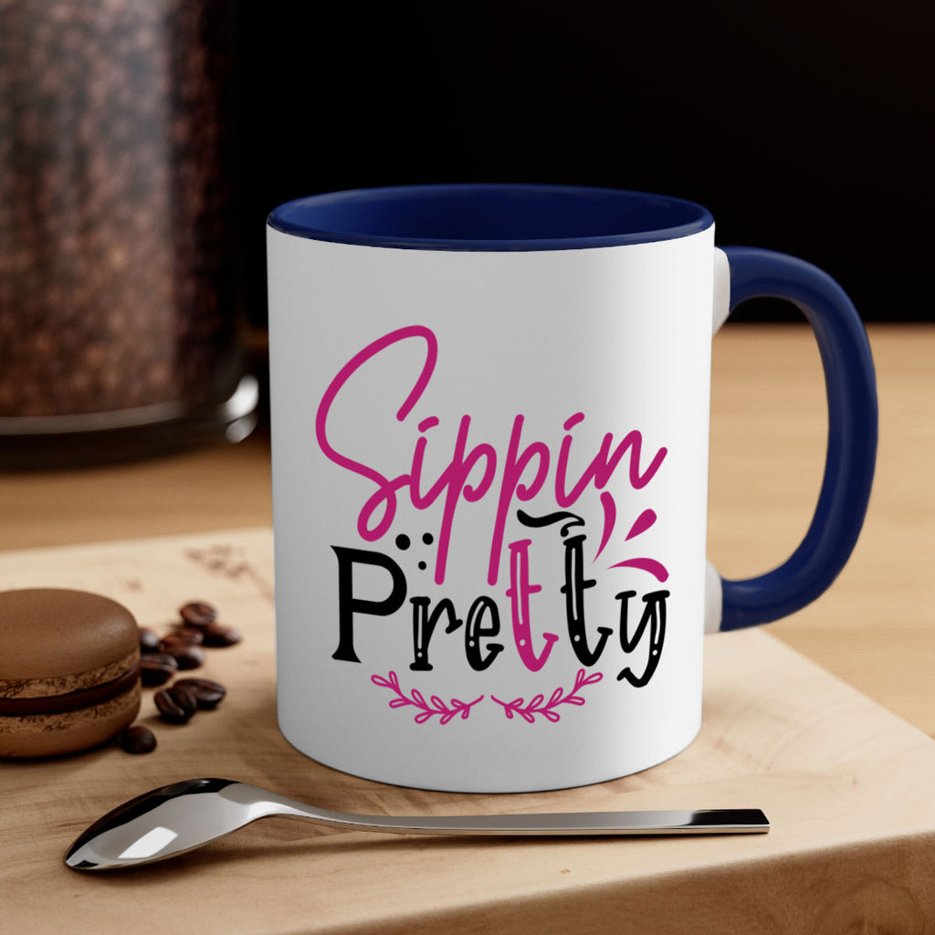 sippin pretty 161#- wine-Mug / Coffee Cup