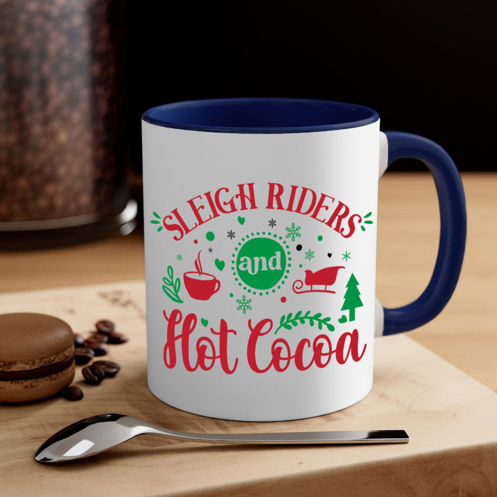 sleigh riders and hot cocoa style 1176#- christmas-Mug / Coffee Cup