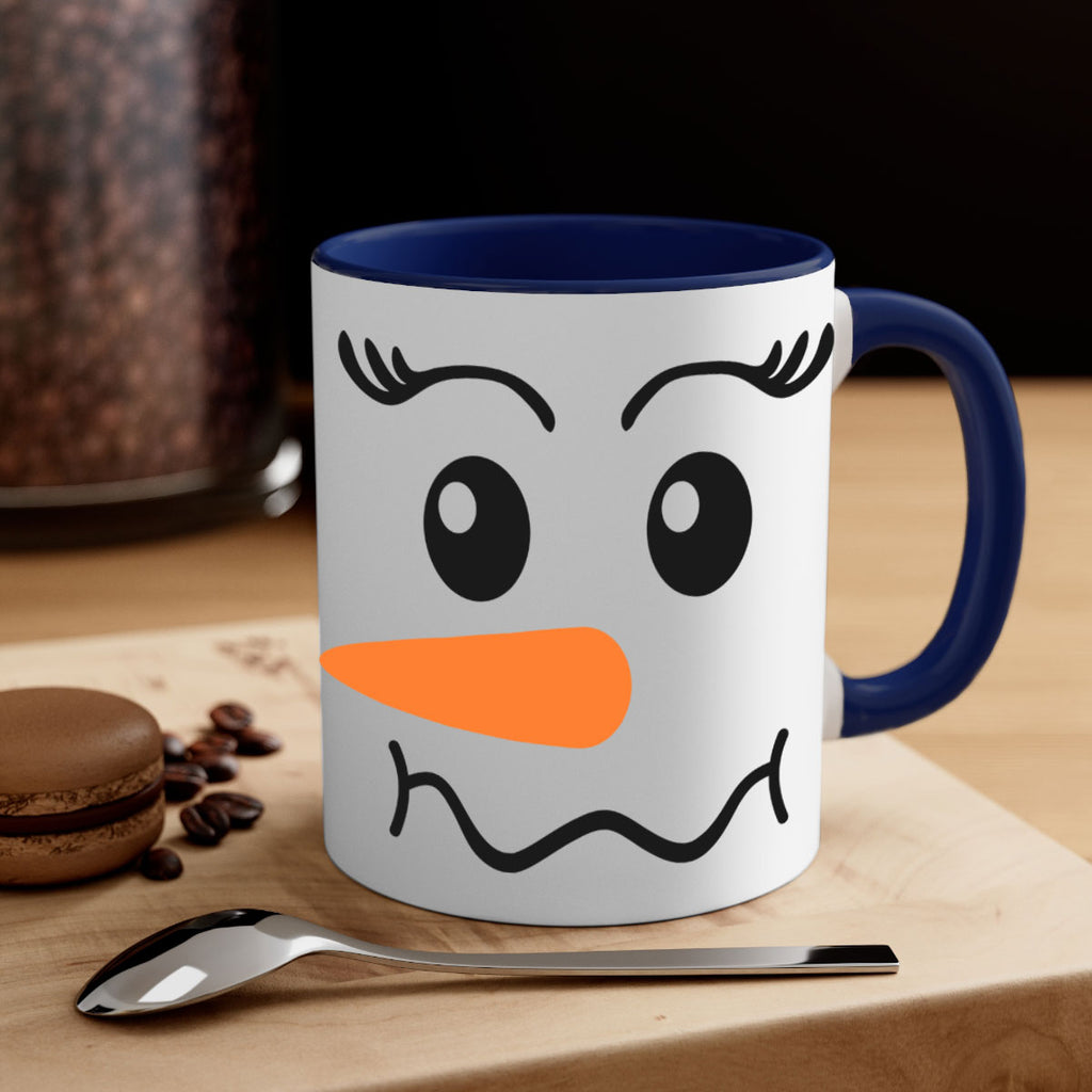 snowman face 4#- christmas-Mug / Coffee Cup