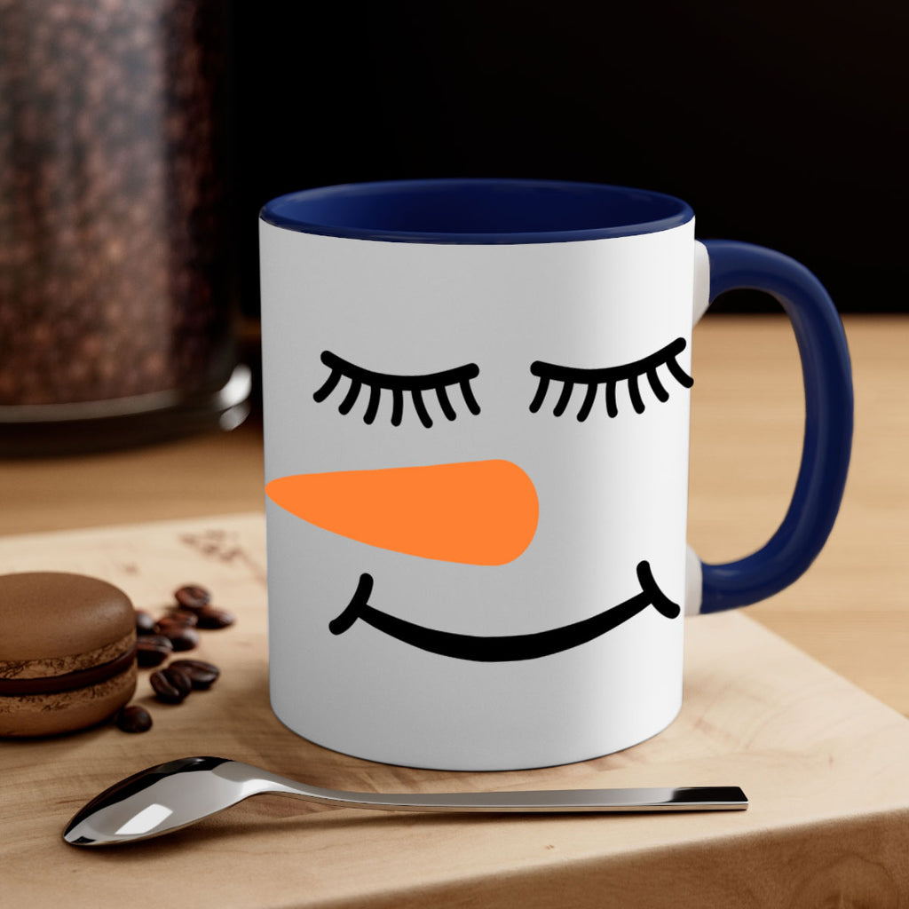 snowman face #- christmas-Mug / Coffee Cup