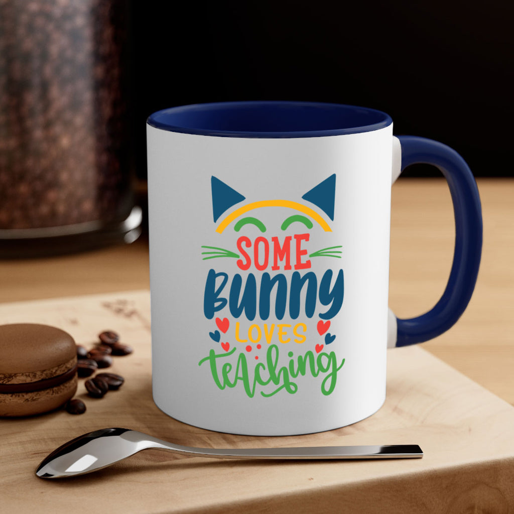 some bunny loves teaching Style 149#- teacher-Mug / Coffee Cup