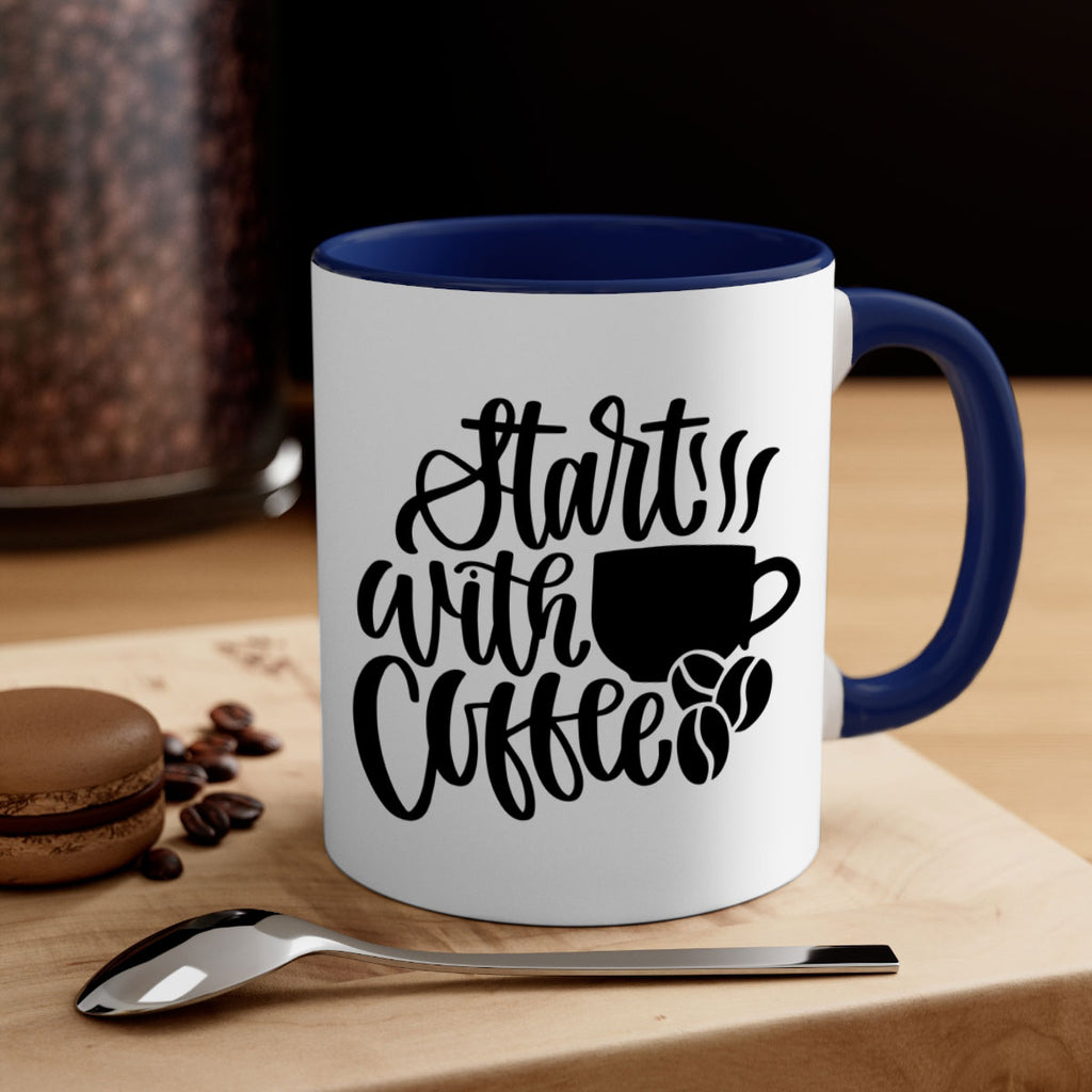 start with coffee 33#- coffee-Mug / Coffee Cup