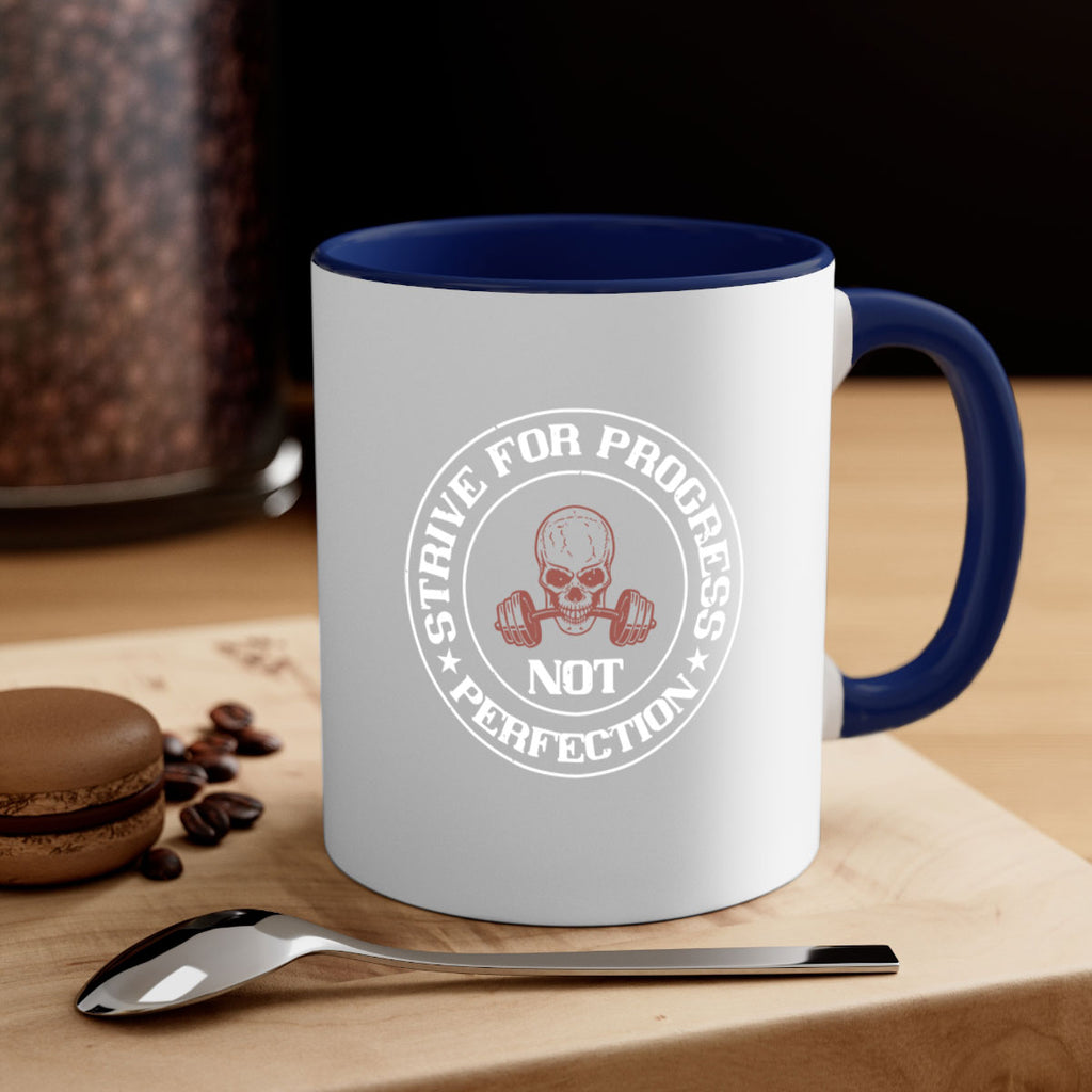strive for progress not perfection 72#- gym-Mug / Coffee Cup