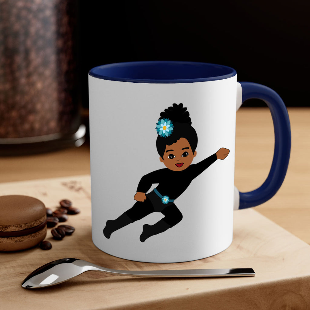 super kids girl 10#- Black women - Girls-Mug / Coffee Cup