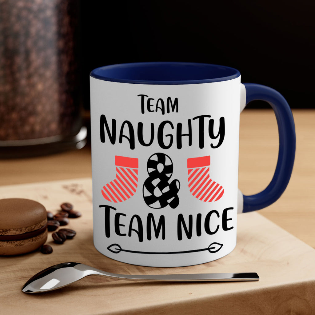 team naughty & team nice style 1188#- christmas-Mug / Coffee Cup